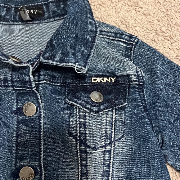 DKNY Little Girl Denim Jacket - Picture 2 of 7